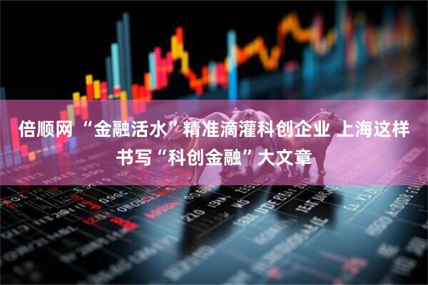 倍顺网 “金融活水”精准滴灌科创企业 上海这样书写“科创金融”大文章