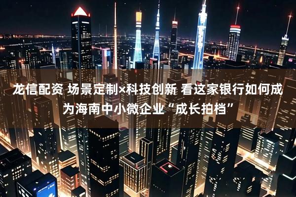 龙信配资 场景定制×科技创新 看这家银行如何成为海南中小微企业“成长拍档”