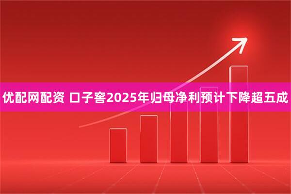 优配网配资 口子窖2025年归母净利预计下降超五成